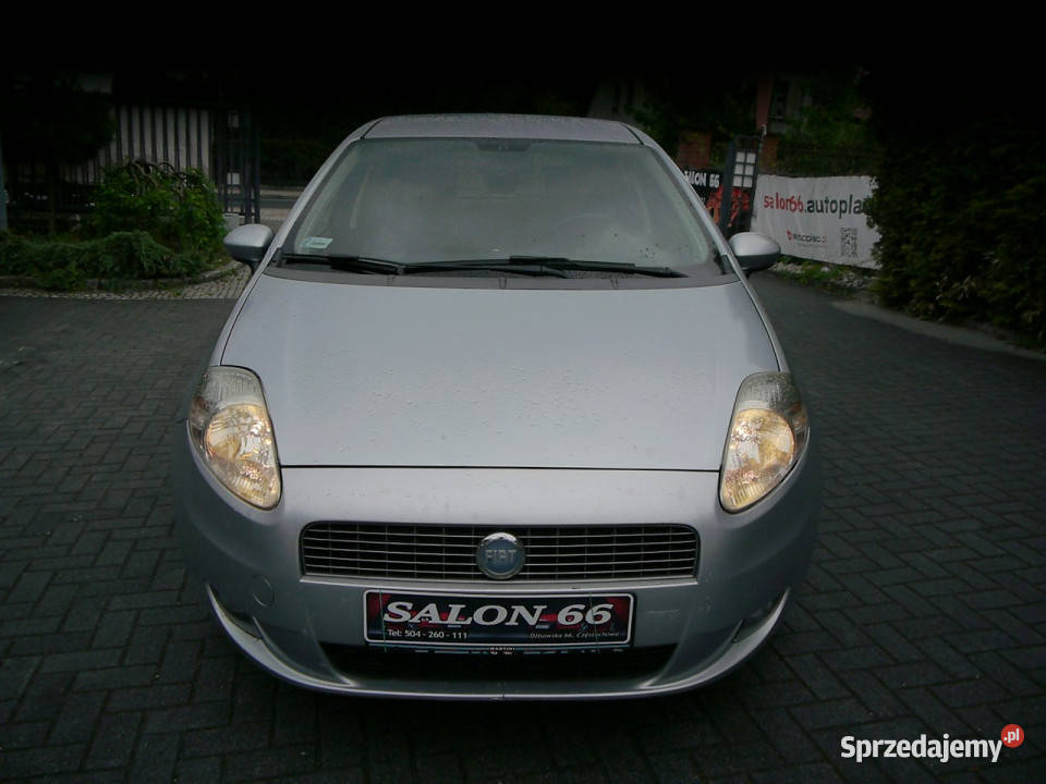 Fiat Grande Punto 14 Navi Stan b klima bez rdzy szary śląskie Częstochowa