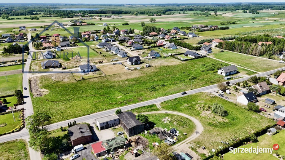 Działka pod budowę domu Wikielec 1210 m