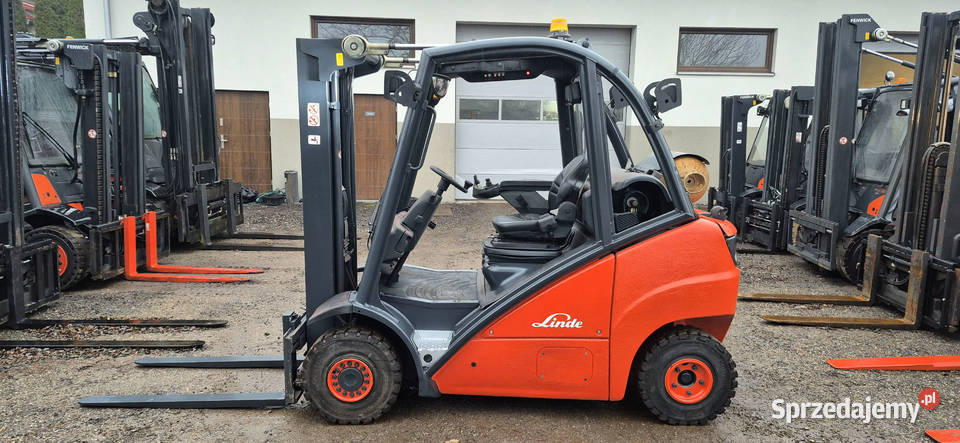 Wózek Widłowy Linde H25T Triplex 470 m 4 sekcje gaz Małkinia Górna