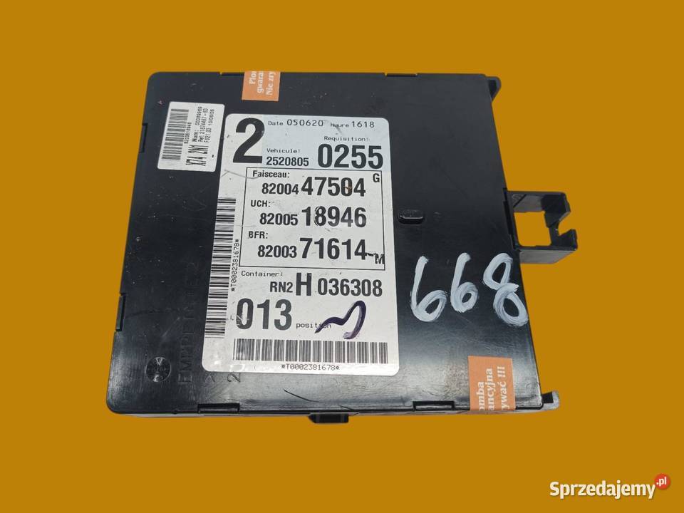 MODUŁ UCH 8200518946 Renault Laguna II 20002007 Komputery sprzedam