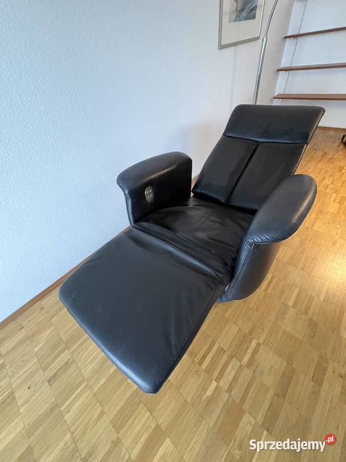 Fotel Movie Star skórzany czarny z możliwością Słupsk