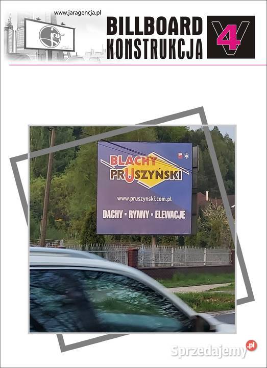 Billboard V4 Konstrukcja Reklamowa nowa małopolskie Trzebinia