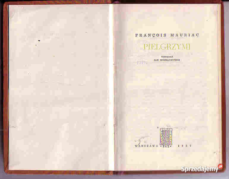 3589 PIELGRZYMI FRANCOIS MAURIAC Czyrna