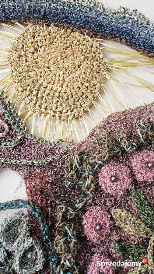 Baśniowy las tkanina artystyczna Irena Kraków