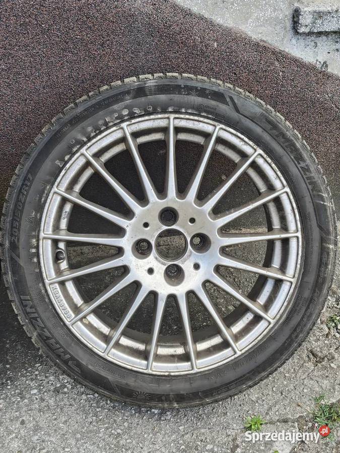 Koła r17 Fiat opel 4x100 et40 szerokość 75 opony świętokrzyskie Kielce sprzedam