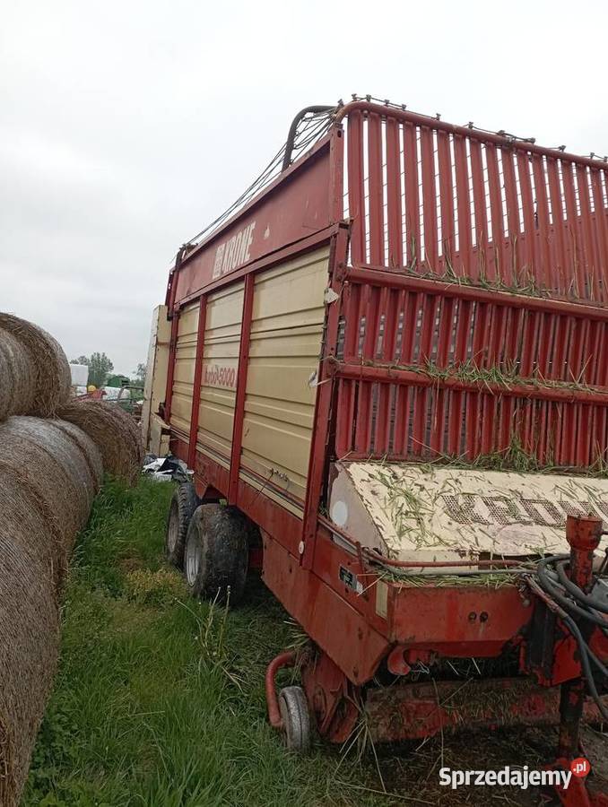 Krone turbo 5000l przyczepa samozbierająca nieuszkodzony Marcinów