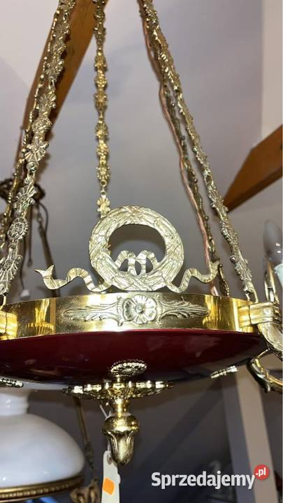 Żyrandol Podsufitowy Pięcioramienny Plafon Gdańsk