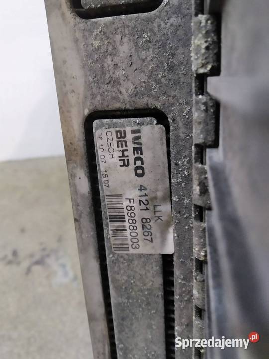CHŁODNICA WODY INTERCOOLER OBUDOWA 41218267 osobowe sprzedam