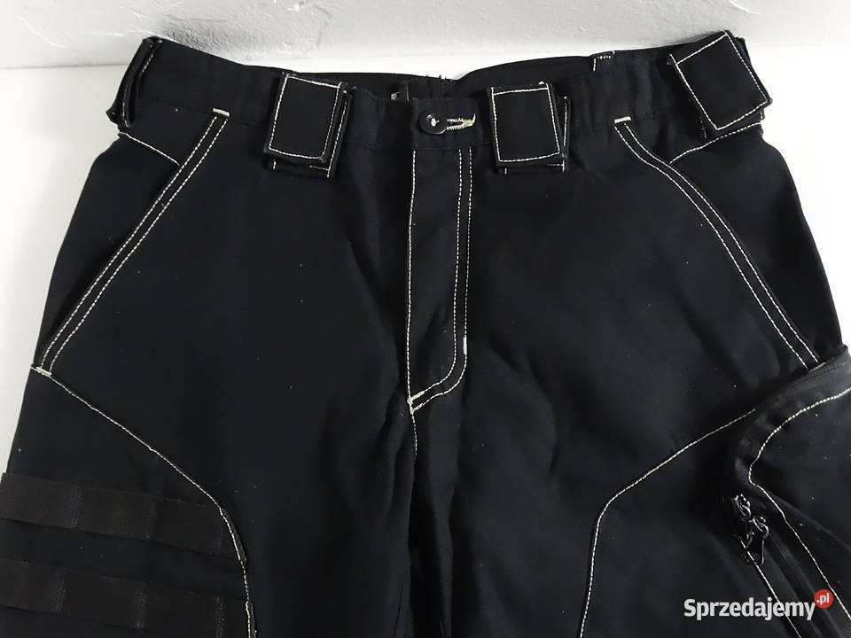 Spodnie Techwear Tactical Czarne z kontrastowymi Biłgoraj