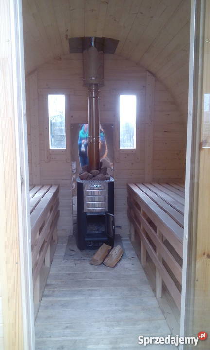 Sauna Ogrodowa Beczka Drewniana 300 z piecem Białystok