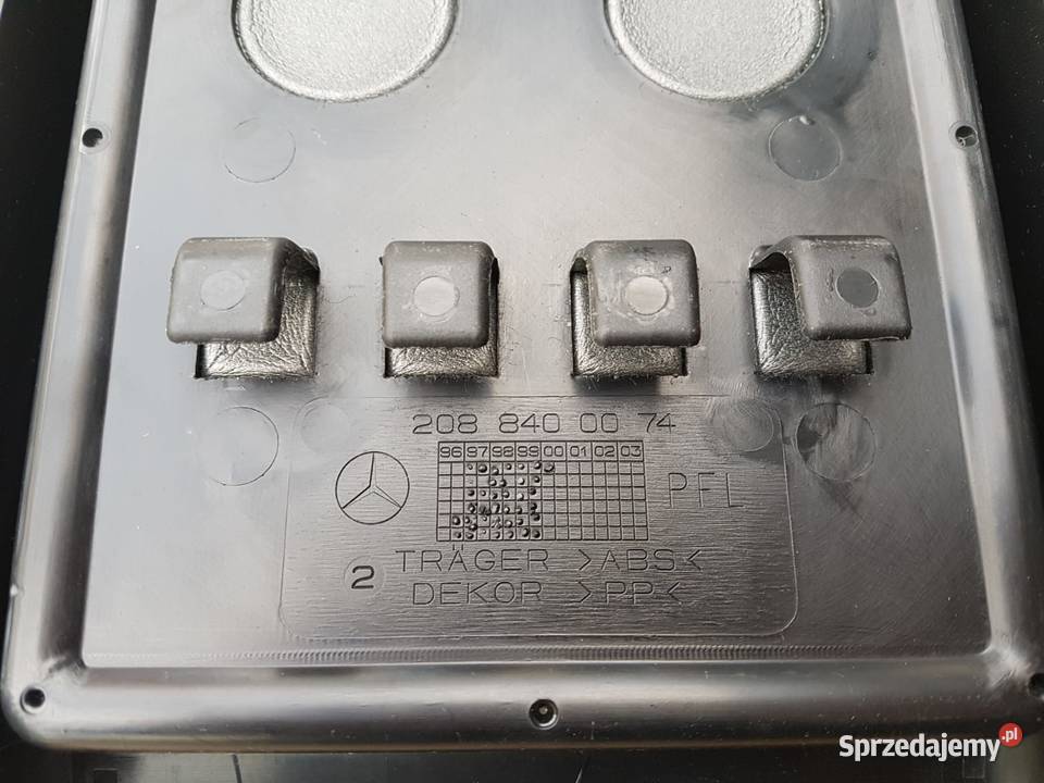 Mercedes CLK W208 tylny środowy panel 208 840 00
