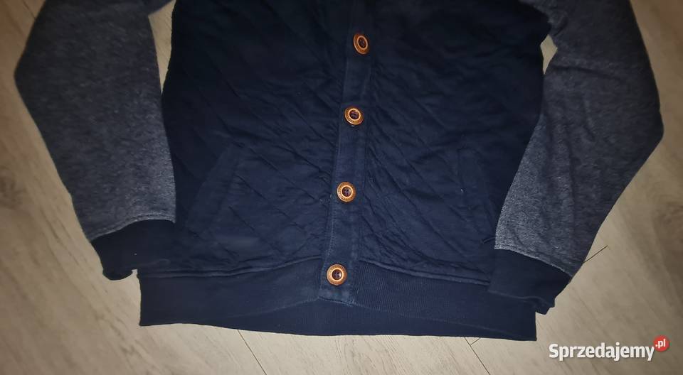 Bluza chłopiec granat guziki 152 Łódź