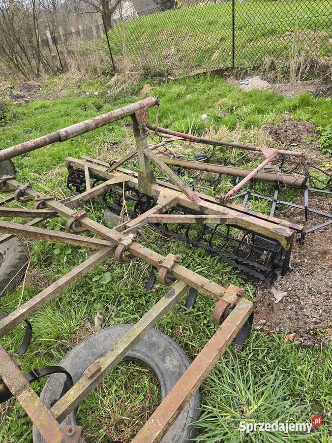 Agregat uprawowy bierny 24 m brona zębowa z