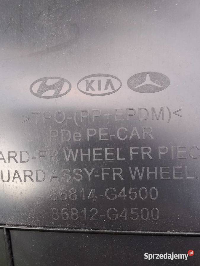 Hyundai i30 3 Nadkola przednie Rybnik