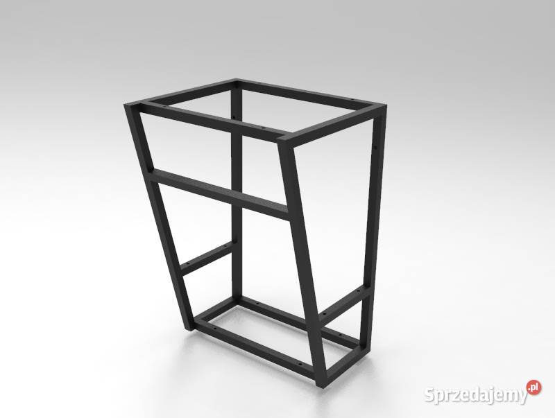 Stelaż pod umywalkę nablatową stojący czarny Jeżowe