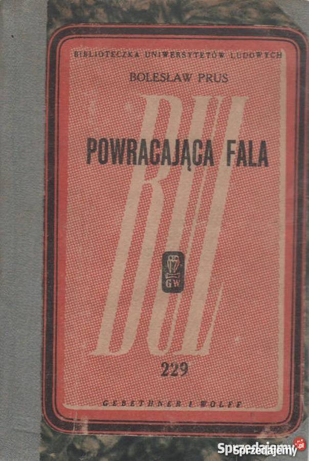 POWRACAJĄCA FALA PRUS BOLESŁAW kujawsko-pomorskie