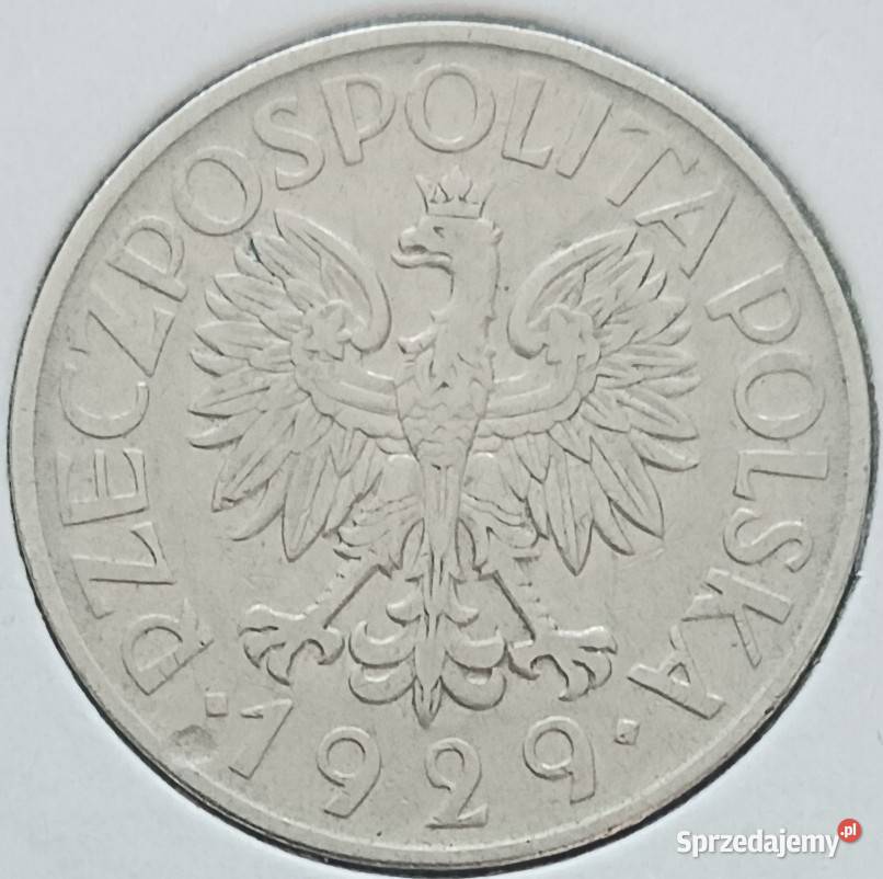 1 Złoty 1929 r 5 Konin sprzedam