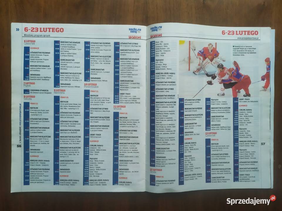 Skarb kibica igrzyska olimpijskie Sochi 2014 Czasopisma Łódź sprzedam