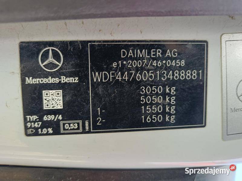 MERCEDESBENZ VITO 114 2018 214300 ccm 136 Warszawa sprzedam