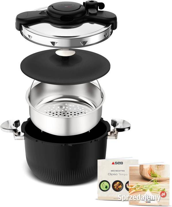 Seb Clipso Cocotte Żeliwo Szybkowar zdrowe sprzedam