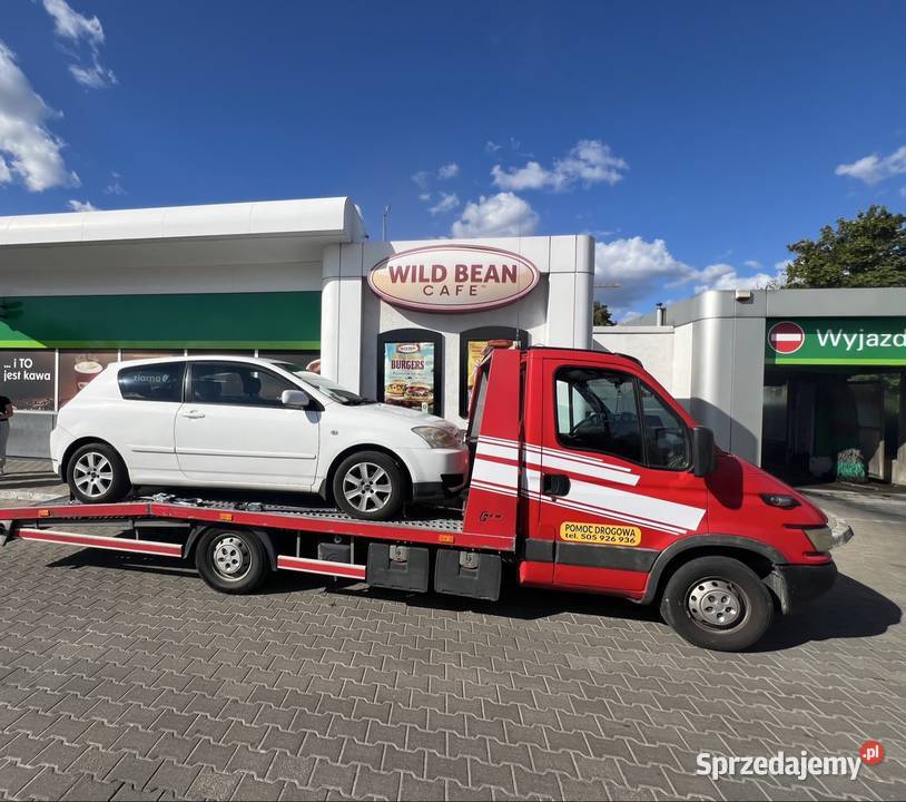Autolaweta transport pomoc drogowa laweta Jarocin