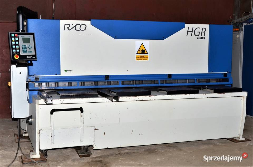 Nożyce Gilotynowe RICO HGR 310 MATIC CNC NOWE Jawor