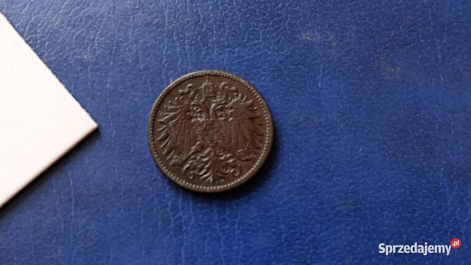 Stare monety 2 halerze 1897 Austria