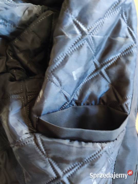 XL męska klasyczna czarna elegancka kurtka z
