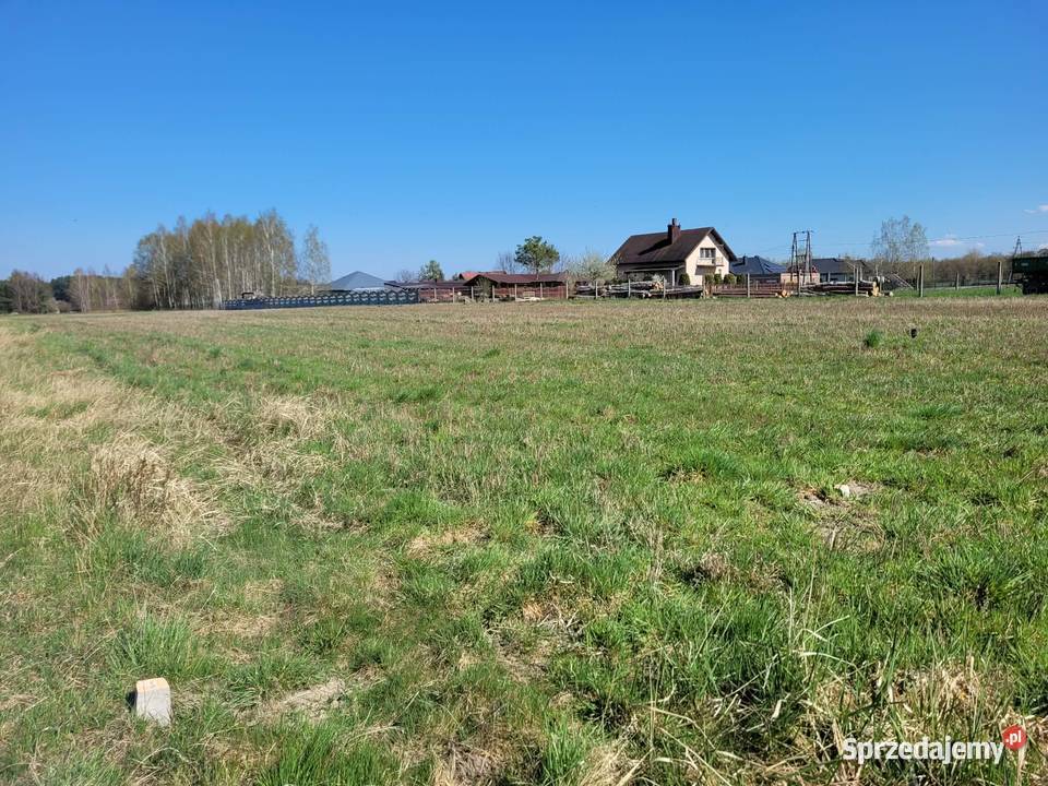 Działka z aktualnymi warunkami zabudowy Pławno