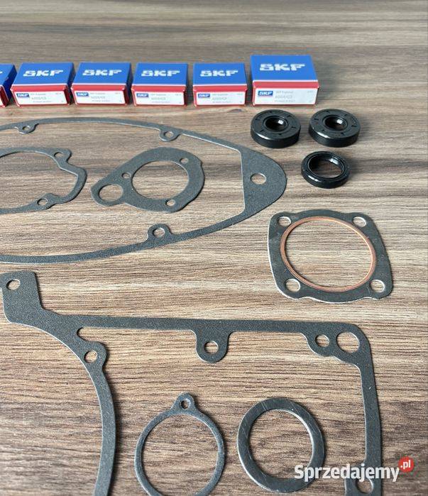 NOWY KOMPLET ŁOŻYSKA SKF USZCZELNIACZE USZCZELKI