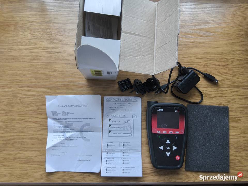 ATEQ VT37 Programator czujników TPMS Serwis kół i opon Gliwice