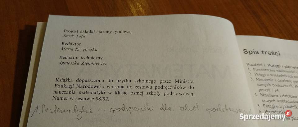 Matematyka 8 ćwiczenia Maciej Bryński 1996 db pomorskie Gdańsk