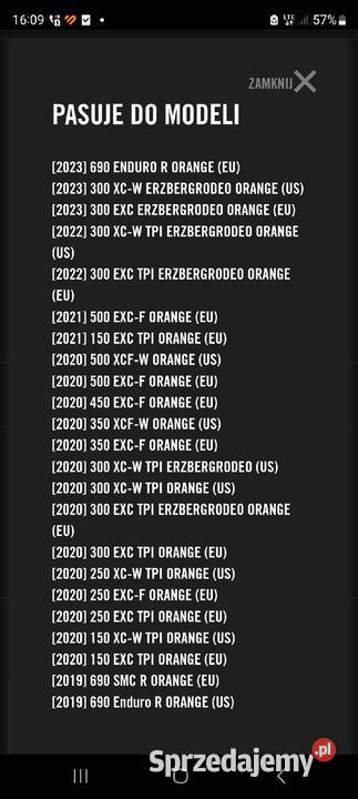 KTM 690 SMC dekiel pokrywa kapa wielkopolskie Nowy Tomyśl