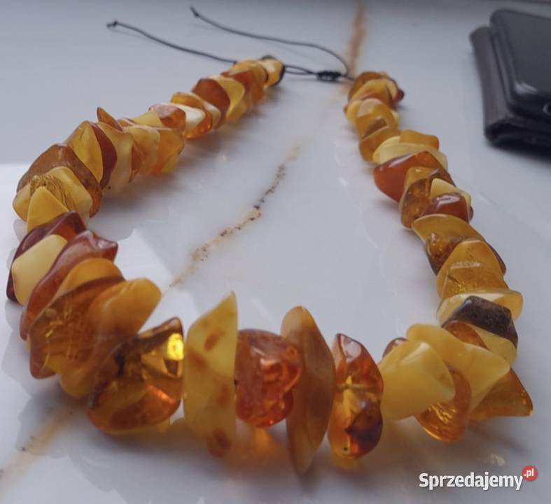 wisiorek z bursztynem pomorskie Żukowo