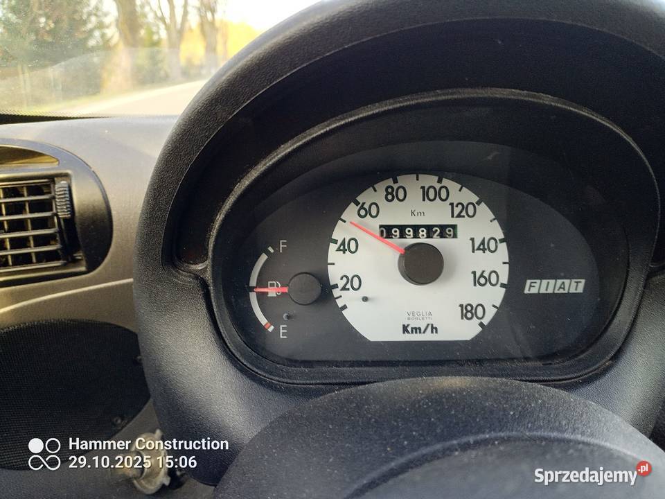 Fiat Seicento 2000r 900 długie OC Rok produkcji 2000 Włodawa