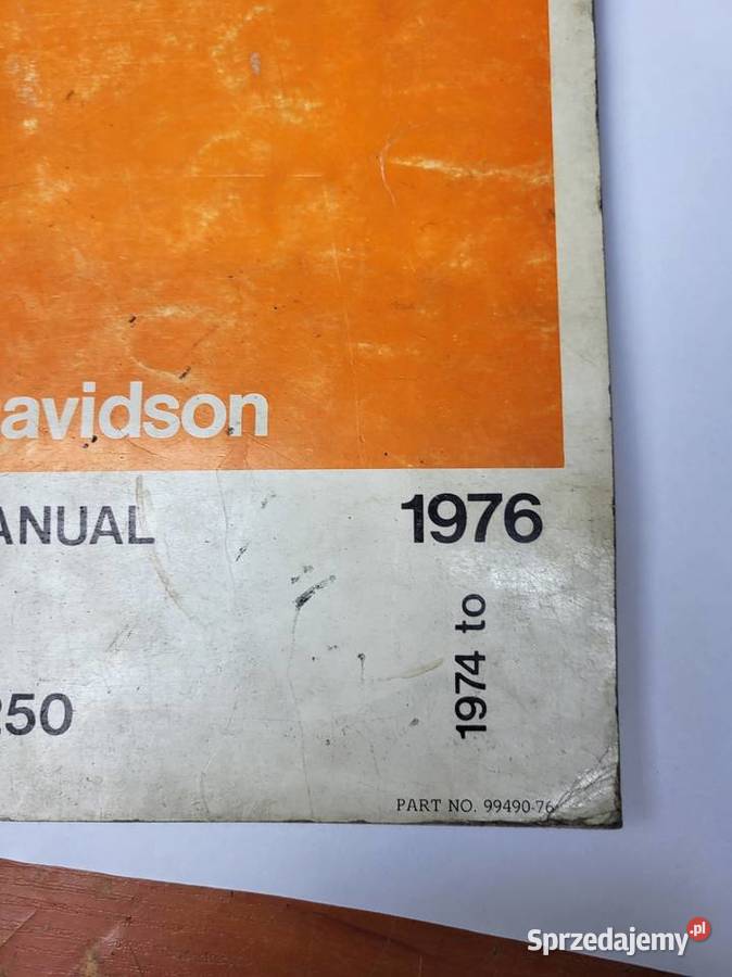 intrukcja serwisowa hareydavidson SSSX 175250 śląskie