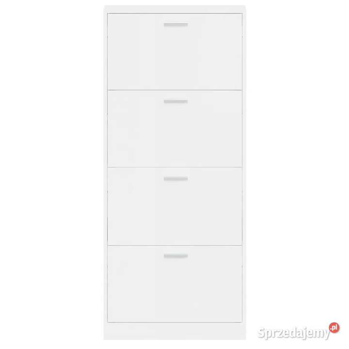 Szafka na buty wysoki połysk biała 59x17x150 Warszawa