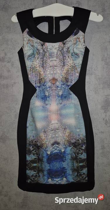 Sukienka damska print 36S Moda i Styl Łódź
