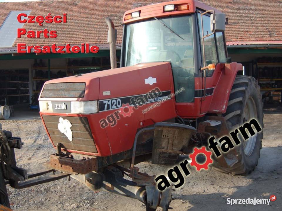Case 7120 części skrzynia biegów silnik oś wał Byków