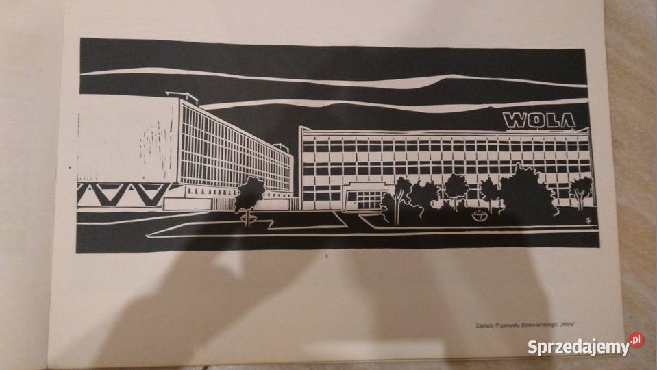 PRL Zduńska Wola grafika album lata 70 łódzkie Sieradz