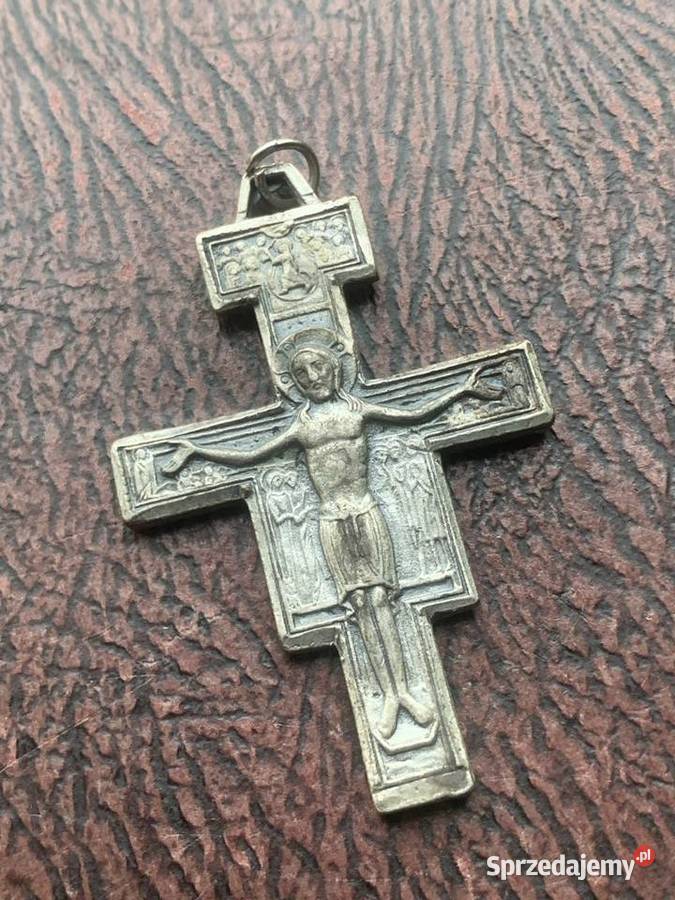 Niespotykany stary krzyżyk na szyję łódzkie Łowicz sprzedam