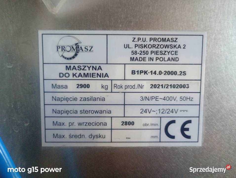 Boczkarka profilowa PROMASZ Chmielnik