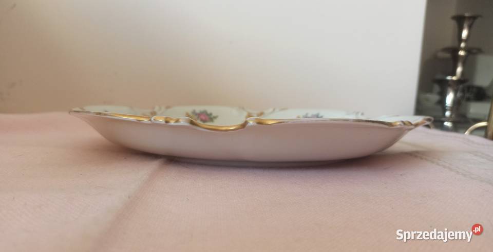 Patera z różą i tulipanem Ilmenau Made in Gdańsk