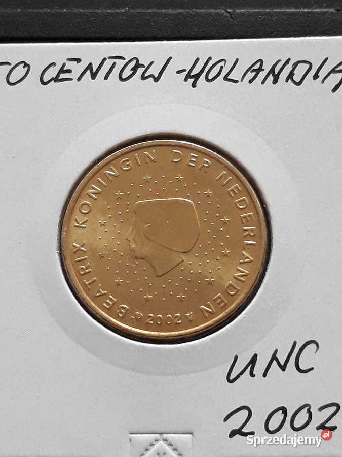 50 Eurocentów Holandia 2002 r Mennicze Konin