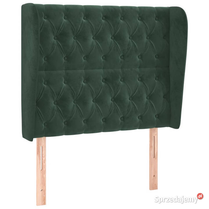 Zagłówek uszak ciemnozielony 103x23x118128 Warszawa
