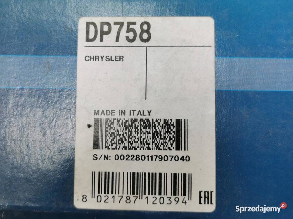 POMPA WODY CHRYSLER VOYAGER 25 CRD 2008 NOWA osobowe sprzedam