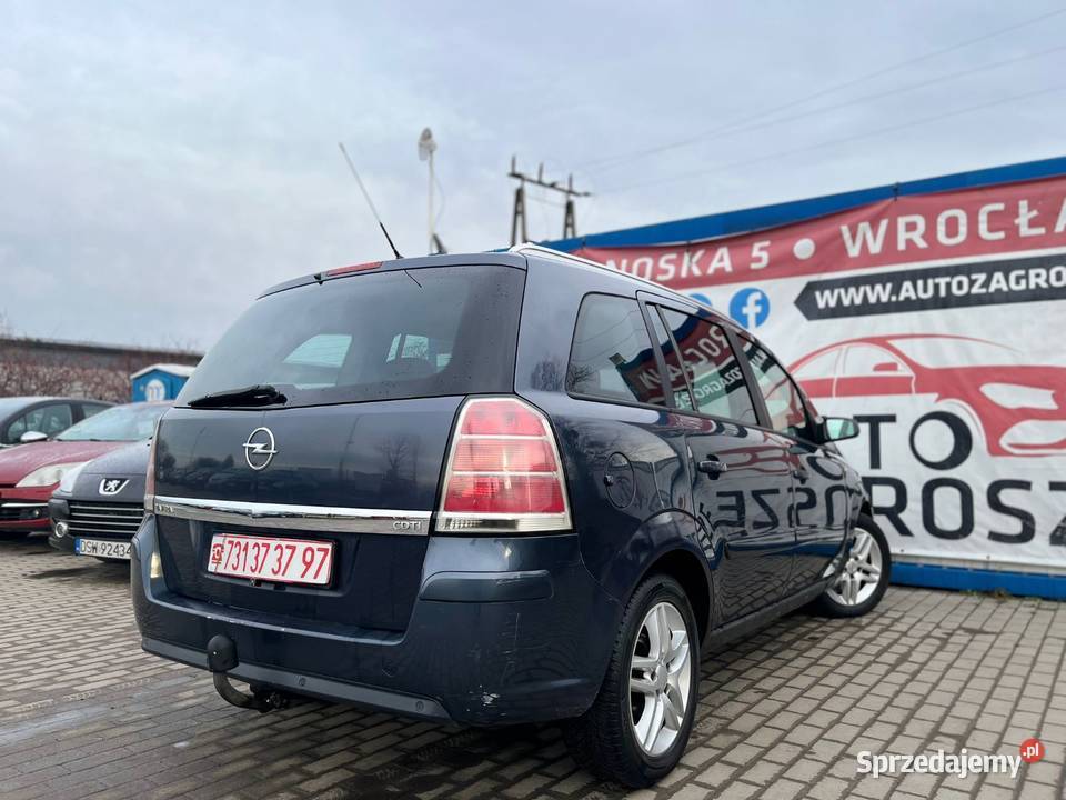Opel Zafira 19 Diesel20067 OsobowyHAKRadio 120KM Zafira dolnośląskie Wrocław