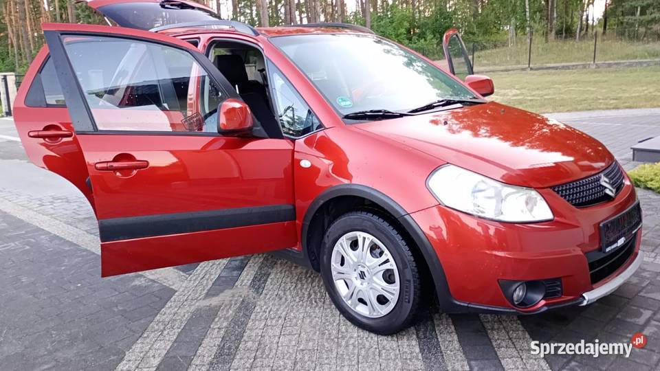 Suzuki SX4 16i ceglasty metalik 10r czujnik zmierzchu Kościerzyna