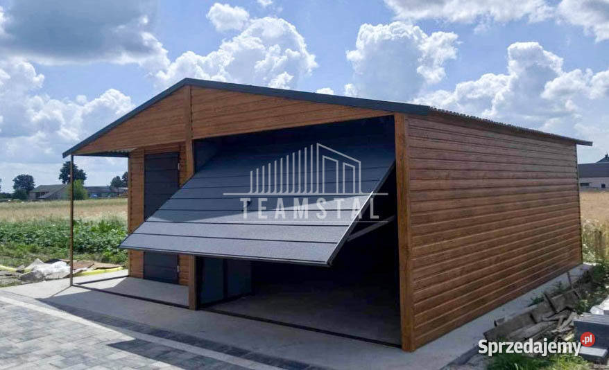 GARAŻ BLASZANY 6m x 6m Brama drzwi okno wnęka Nowy Sącz sprzedam