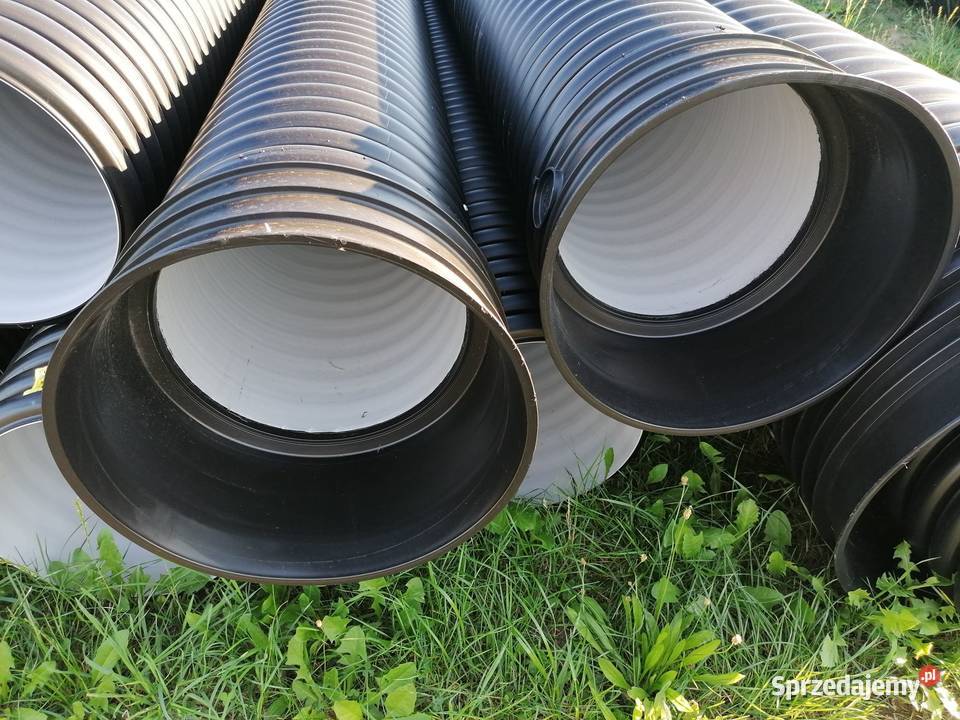 Rura DWUPŁASZCZOWA FI 600 karbowana PP dolnośląskie Wrocław